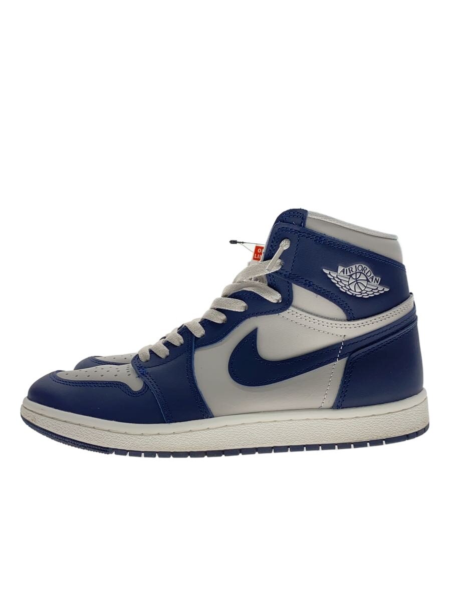 【中古】NIKE◆AIR JORDAN 1 HIGH 85_エア湖 ジョーダン 1 ご機嫌 85/27.5珊/NVY【シューズ】