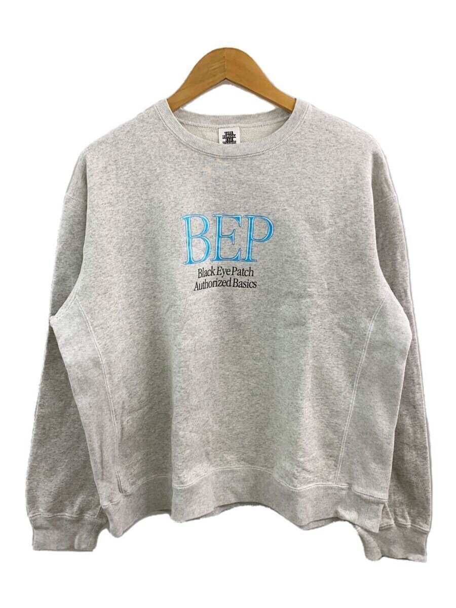【中古】THE BLACK EYE PATCH◆BEP OS Logo Crew Sweat/スウェット/L/コットン/GRY/プリント//【メンズウェア】|2nd STREET 店