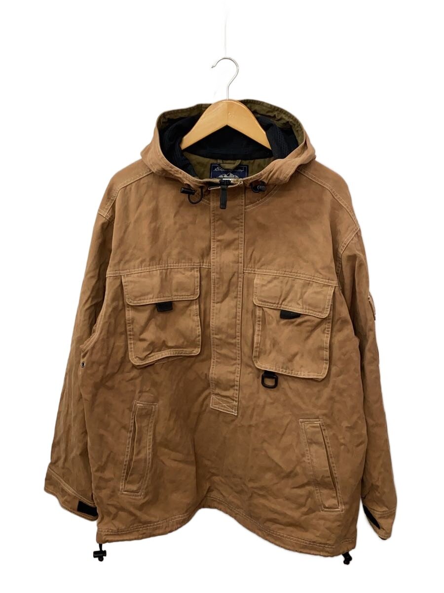 【中古】EDDIE BAUER◆00s/LEGEND/パーカパーカー/マウンテンパーカ/M/綿織物/BRW/無地【メンズウェア】