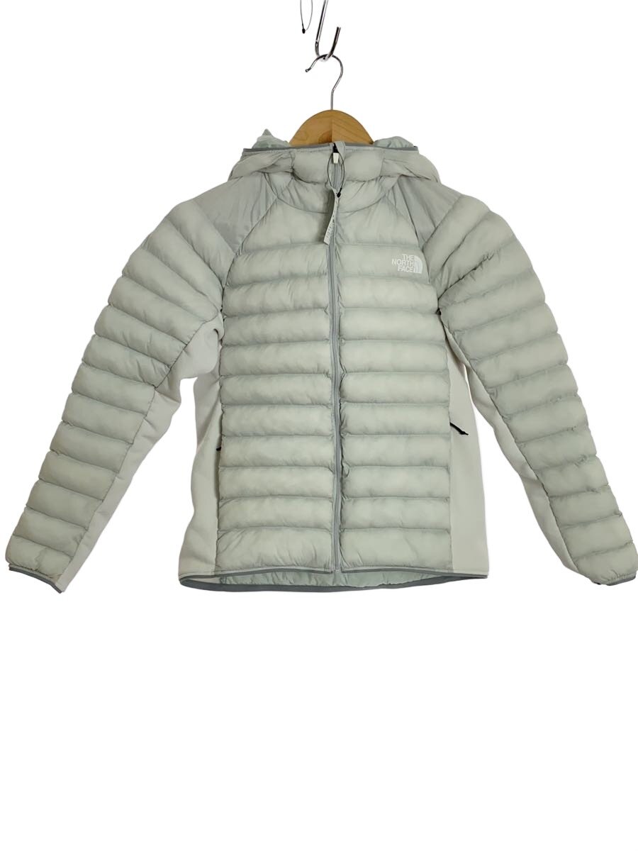 【中古】THE NORTH FACE◆RED RUN HOODIE_レッドランフーディ/S/ナイロン/WHT/無地【レディース御召しもの】