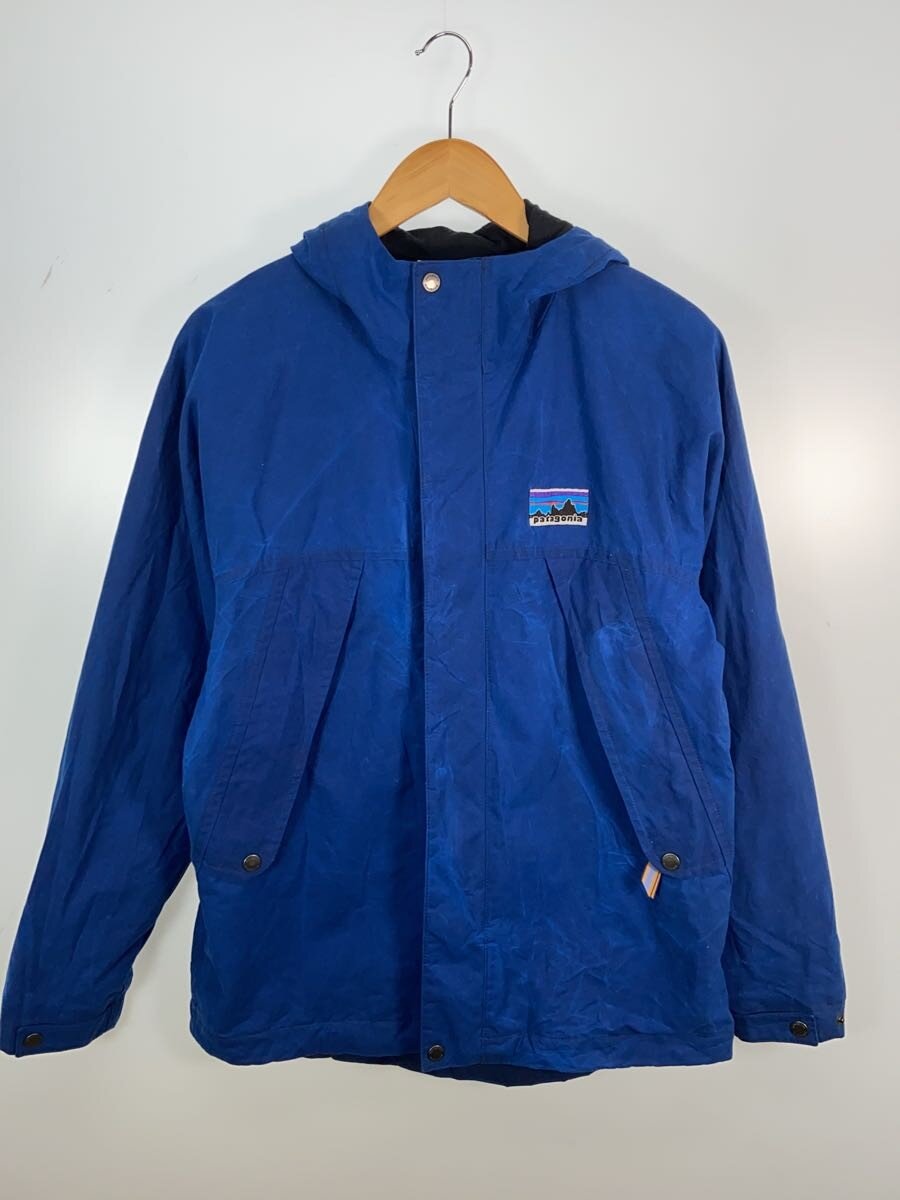 【中古】patagonia◆マウンテンパーカ/S/綿織物/BLU/26825FA23【メンズウェア】