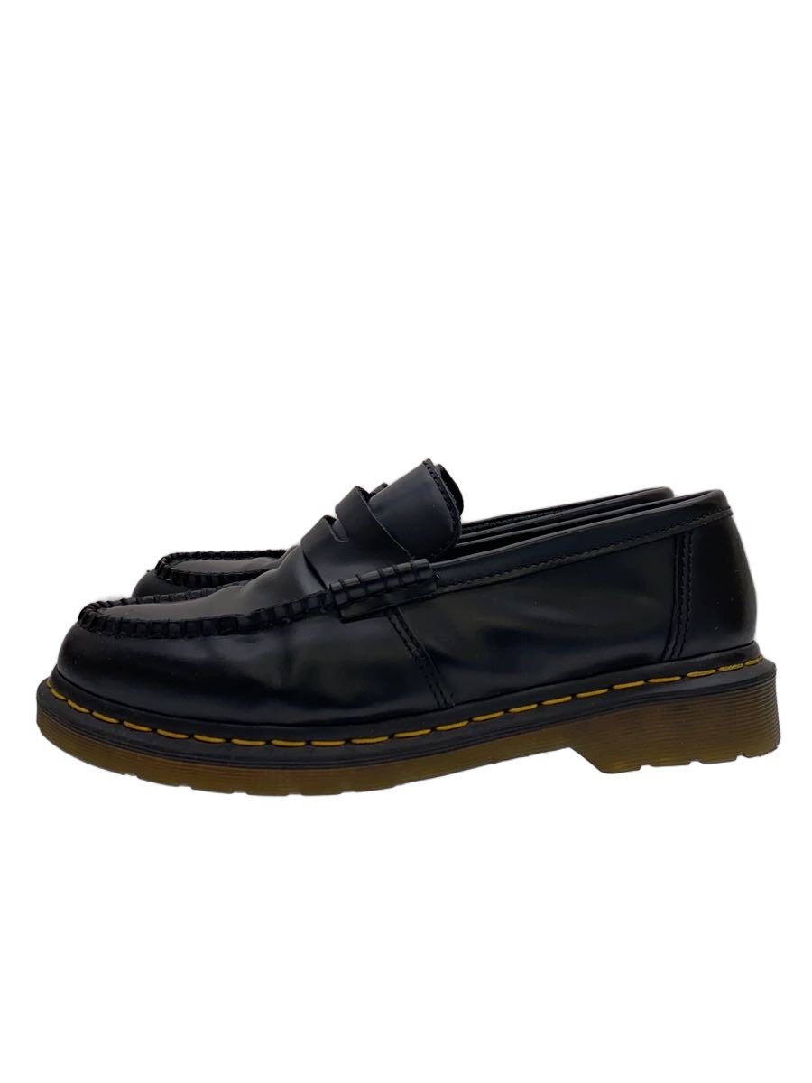 【中古】Dr.Martens◆PENTON QUAD/コインローファー/UK7/ブラック/レザー/AW006/履きジワ有【シューズ】｜2ｎｄ STREET 店