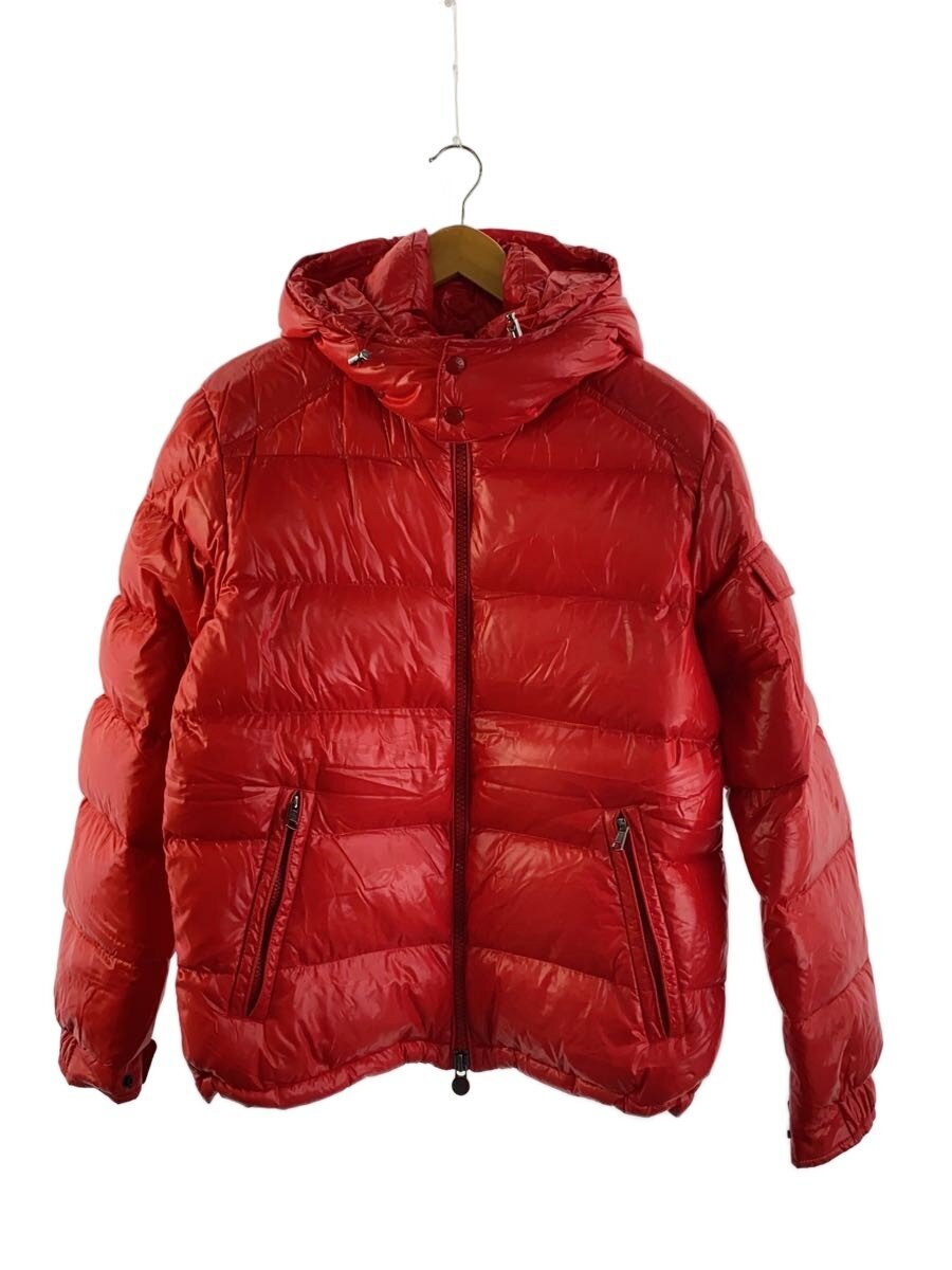 【中古】MONCLER◆落ちこむ上衣/3/ナイロン/RED/C20914036605//【メンズウェア】