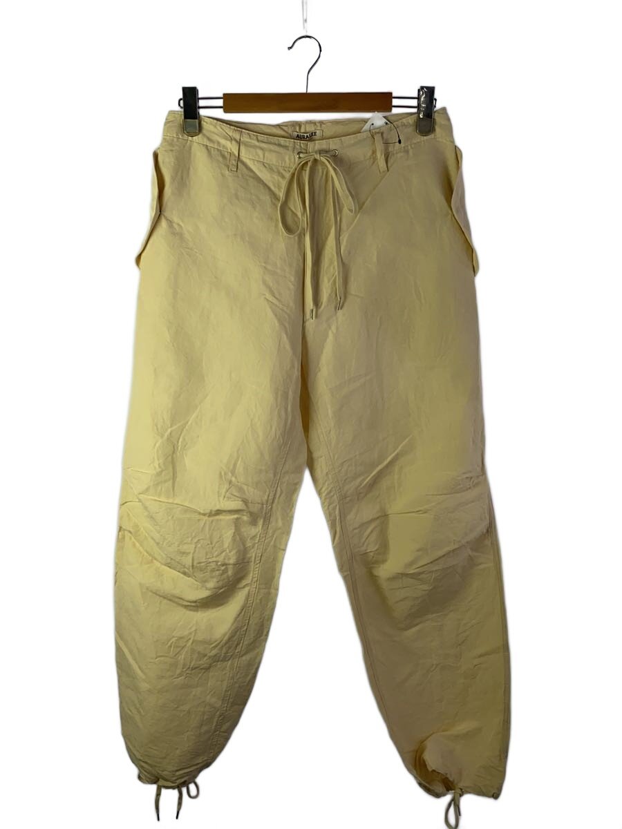 【中古】AURALEE◆HIGH DENSITY FINX LINEN PANTS/3/リネン/CRM/A23SP02LW【メンズウェア】