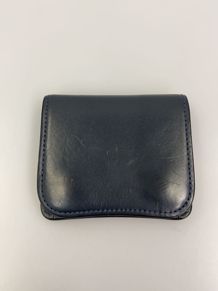 【中古】WILD SWANS◆コインケース/なめし革/NVY/無地/メンズ【服飾雑貨他】