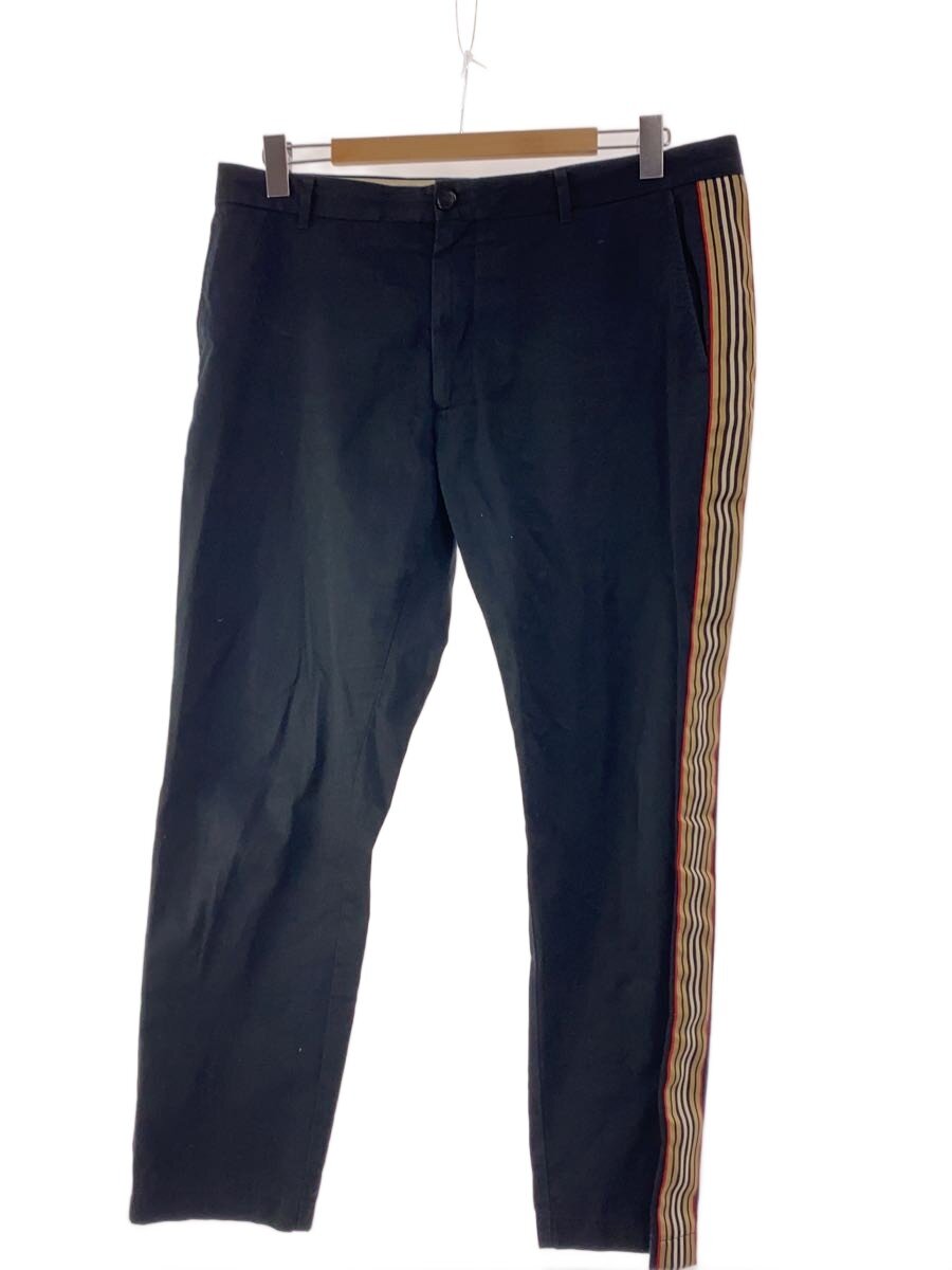 【中古】BURBERRY◆スラックスズボン下/54/綿織物/BLK/無地/8011939//【メンズウェア】