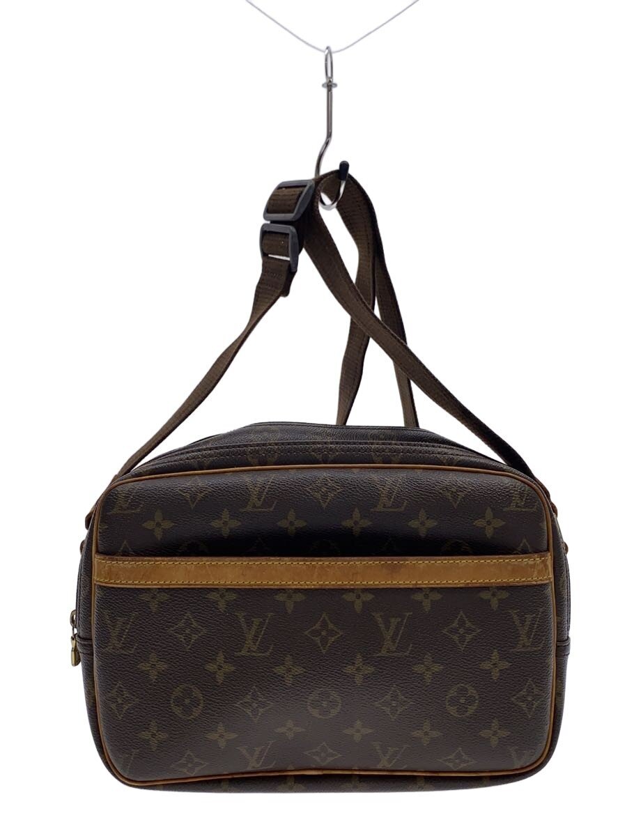 【中古】LOUIS VUITTON◆特派員PM_モノグラム・帆布/PVC/BRW【御徒面子】