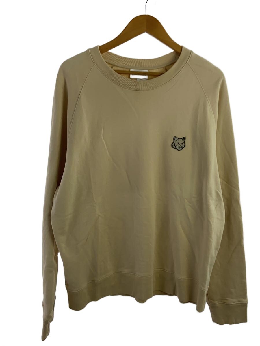 【中古】MAISON KITSUNE◆流汗/L/綿織物/IVO/無地/MM00304KM0001【メンズウェア】