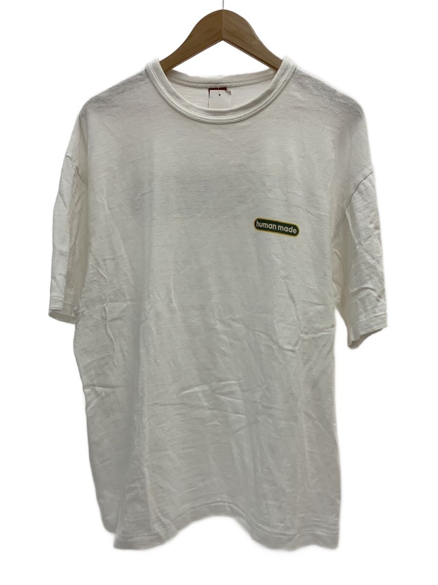 【中古】HUMAN MADE◆ヒューマンお手伝いさん/プルオーバー/XXL/綿織物/WHT/白いこと【メンズウェア】