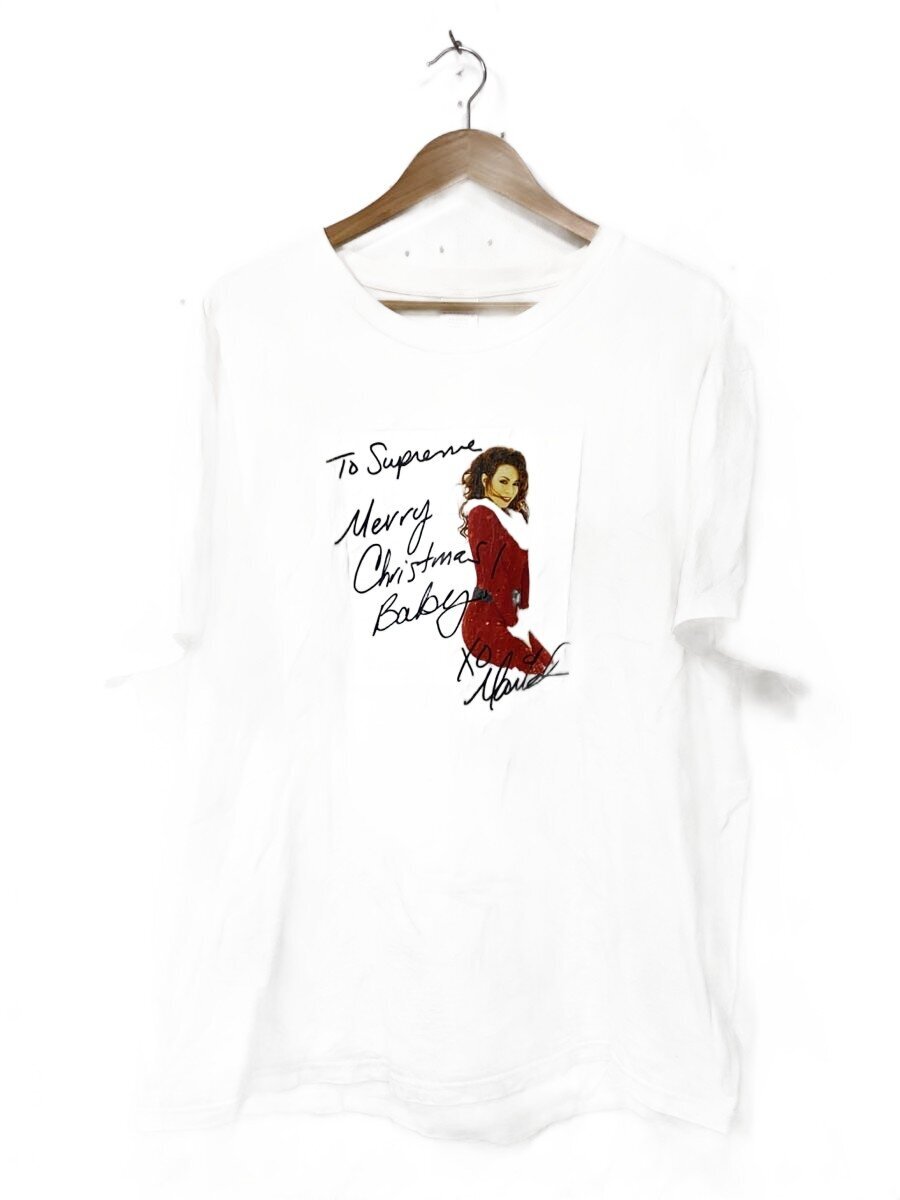 【中古】Supreme◆20AW/mariah carey tee/襟汚れ、刷り上げる欠けら有/プルオーバー/XL/綿織物//【メンズウェア】