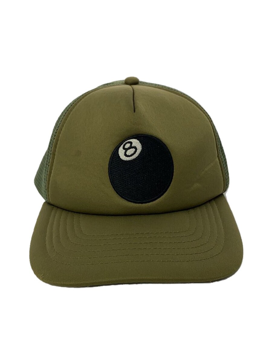 【中古】STUSSY◆メッシュ旗がしら/FREE/ポリエステル/KHK/メンズ/1311089【服飾雑貨他】