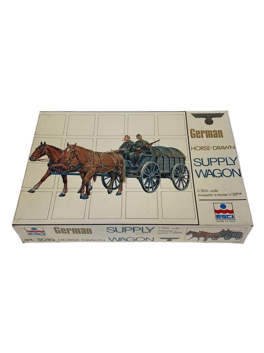 【中古】ESCI/プラモデル/5010/GERMAN HORSE-DRAWN SUPPLY WAGON//【ホビー】