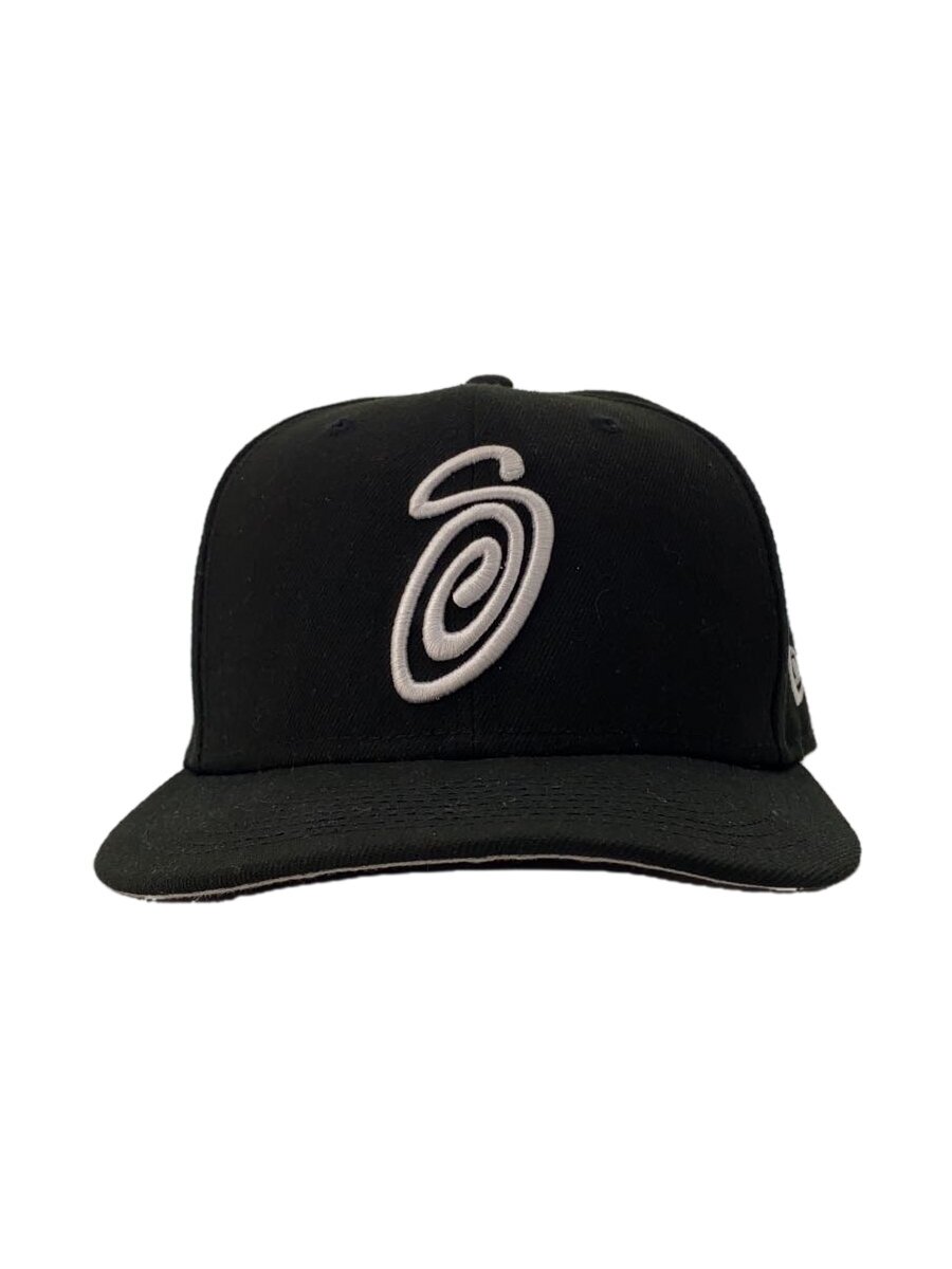 【中古】STUSSY◆旗がしら/7 1/2/ポリエステル/黒いこと/無地/メンズ【服飾雑貨他】