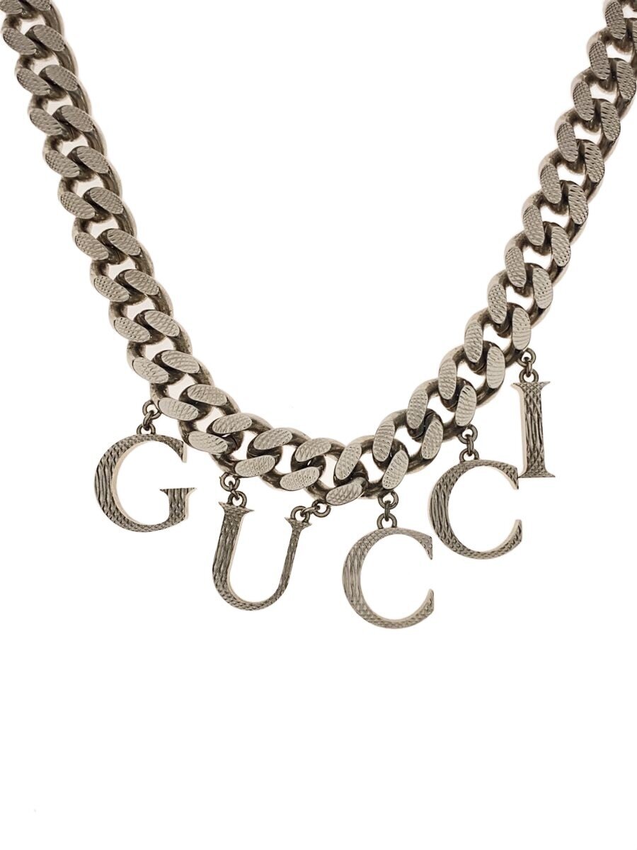 【中古】GUCCI◆首飾り/--/SLV/メンズ/675769【服飾雑貨他】