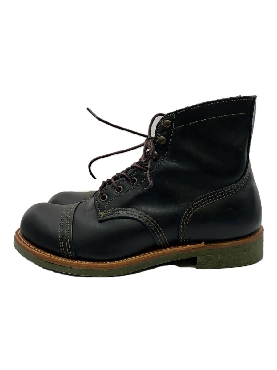 【中古】RED WING◆Iron Ranger/ブーツ/US8/BLK/レザー/4331//【シューズ】｜2ｎｄ STREET 店 38,324円