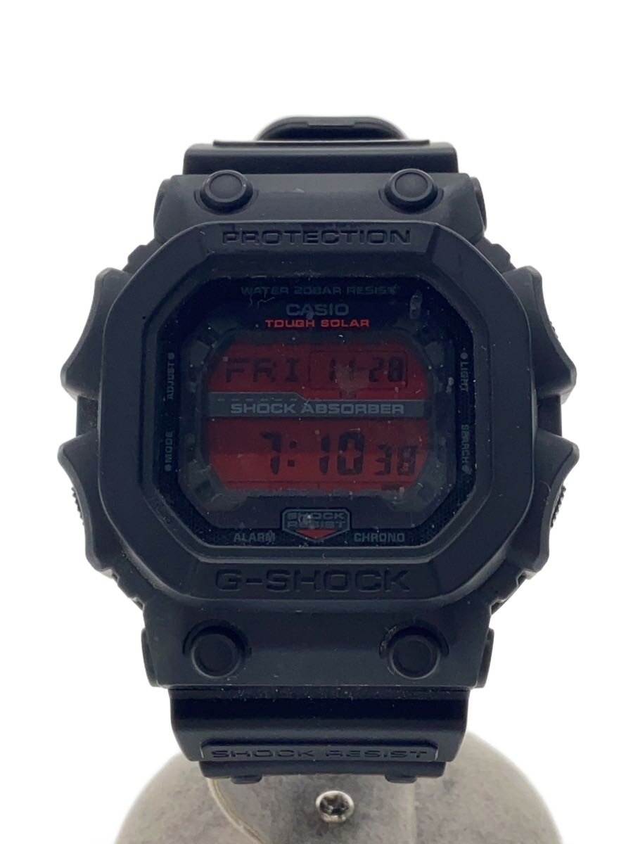 【中古】CASIO◆ソーラーウオッチ_G-SHOCK/デジタル/BLK【服飾雑貨他】