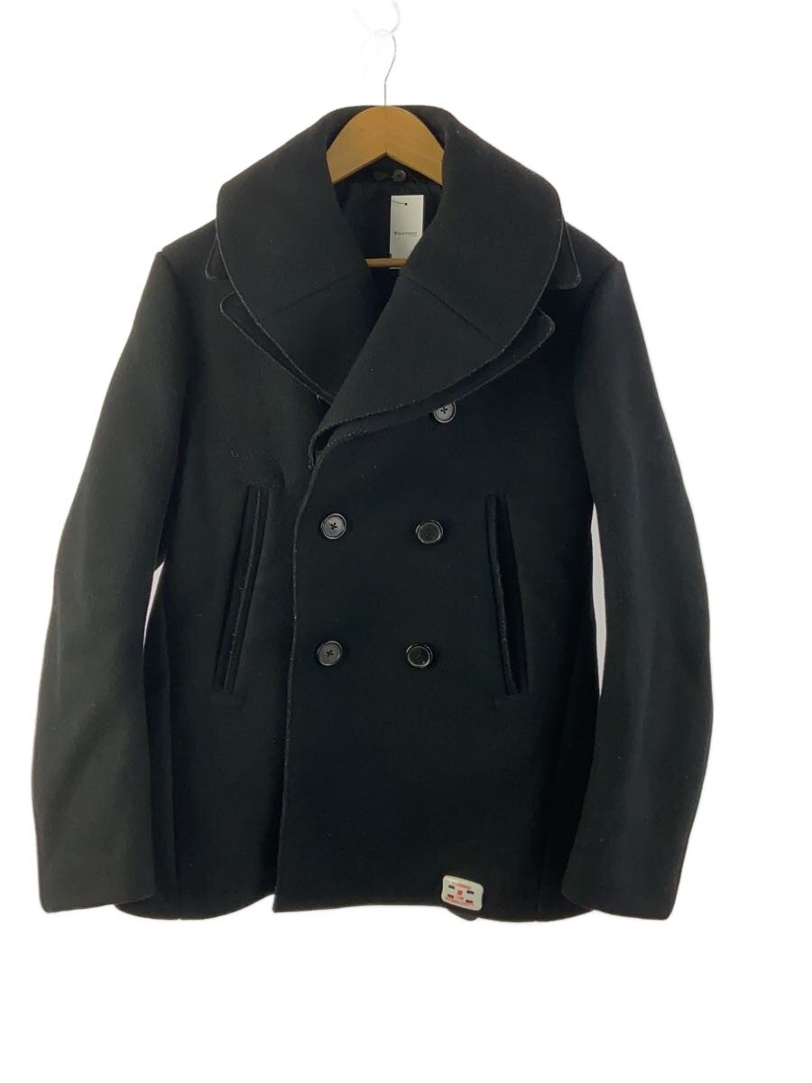 【中古】JIL SANDER◆ピーコート/44/ウール/BLK//【メンズウェア】｜2ｎｄ STREET 店