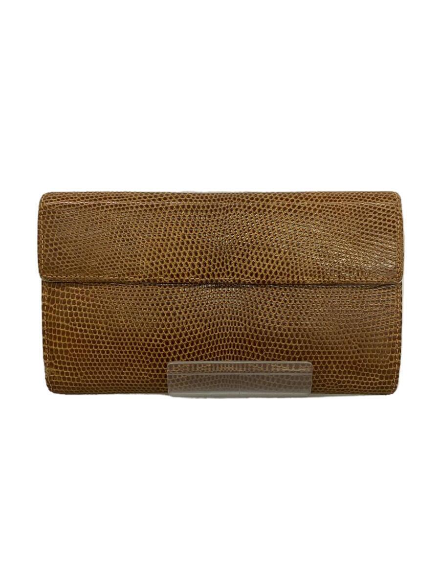 【中古】CamilleFournet◆長紙入れ/なめし革/CML/無地/レディース/蜥蜴【服飾雑貨他】