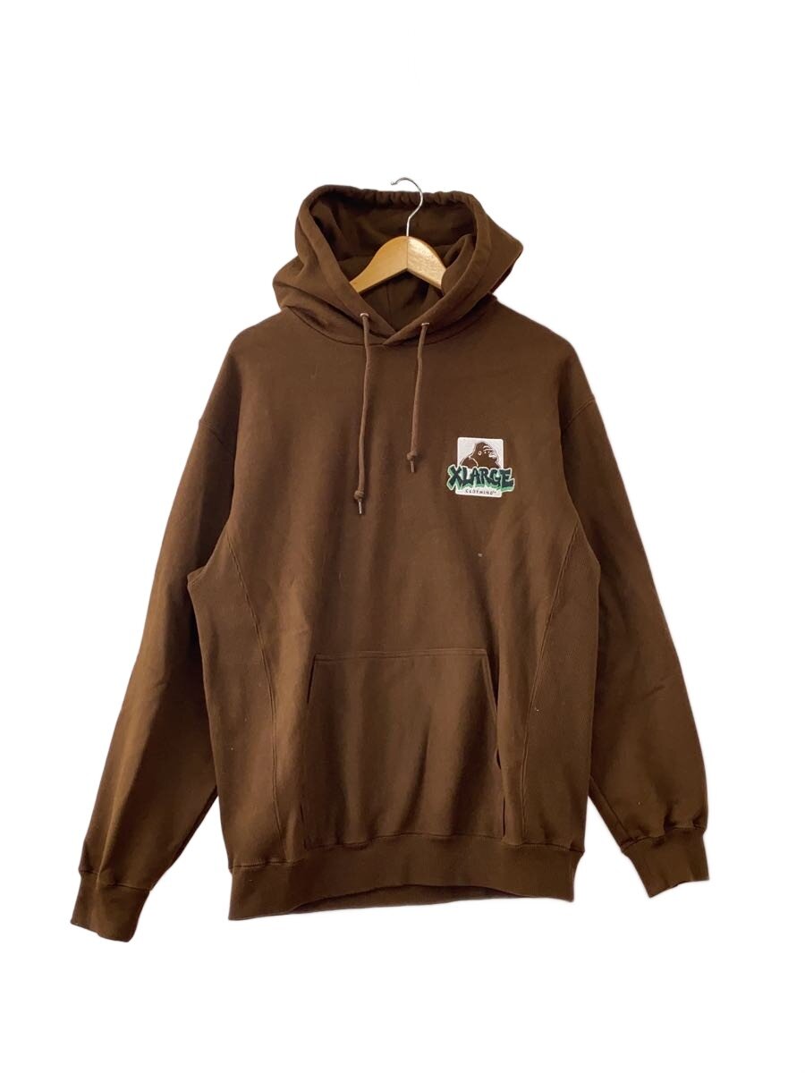 【中古】X-LARGE◆パーカー/M/綿織物/BRW/無地/101233012030//【メンズウェア】