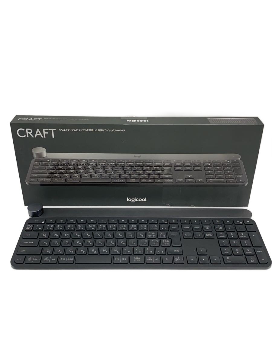 【中古】Logicool◆鍵盤 CRAFT KX1000s Multi-Device Wireless Keyboard [黒いこと]【マイコン】