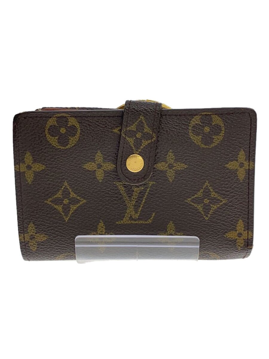 【中古】LOUIS VUITTON◆ポルト・モネ・ビエ・ヴィエノワ_モノグラム・キャンバス_BRW/PVC/BRW/レディース//【服飾雑貨他】