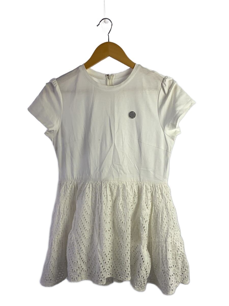 【中古】BORDRES at BALCONY◆半袖衣装/38/綿織物/WHT/0001TH-041/? NULL ?【レディース御召しもの】