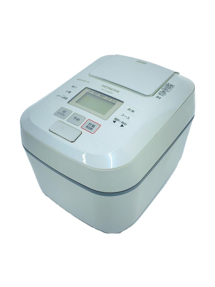 【中古】HITACHI◆炊飯器 RZ-V100DM(W)【家電・ビジュアル・オーディオ】