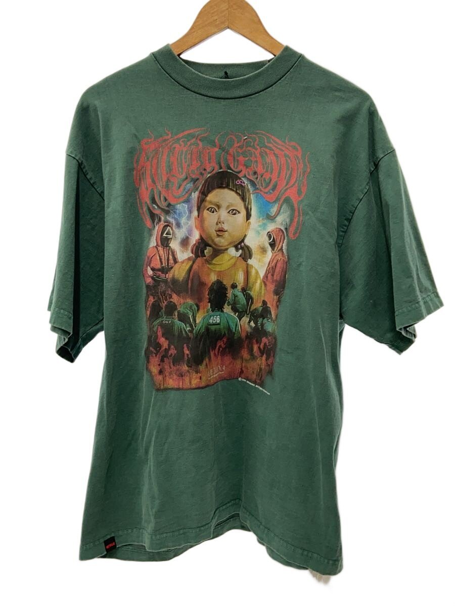 【中古】NETFLIX/ティーシャツ/XL/綿織物/GRN/NEM-35000-C/いか力くらべ//【メンズウェア】