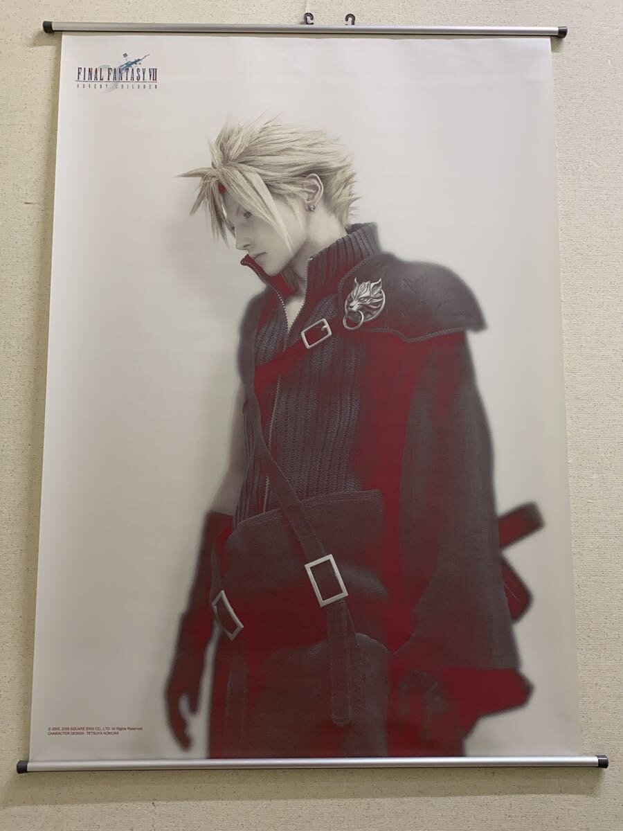【中古】SQUARE ENIX◆ウォールスクロール/クラウド/FINAL FANTASY VII ADVENT CHILDREN【ホビー】