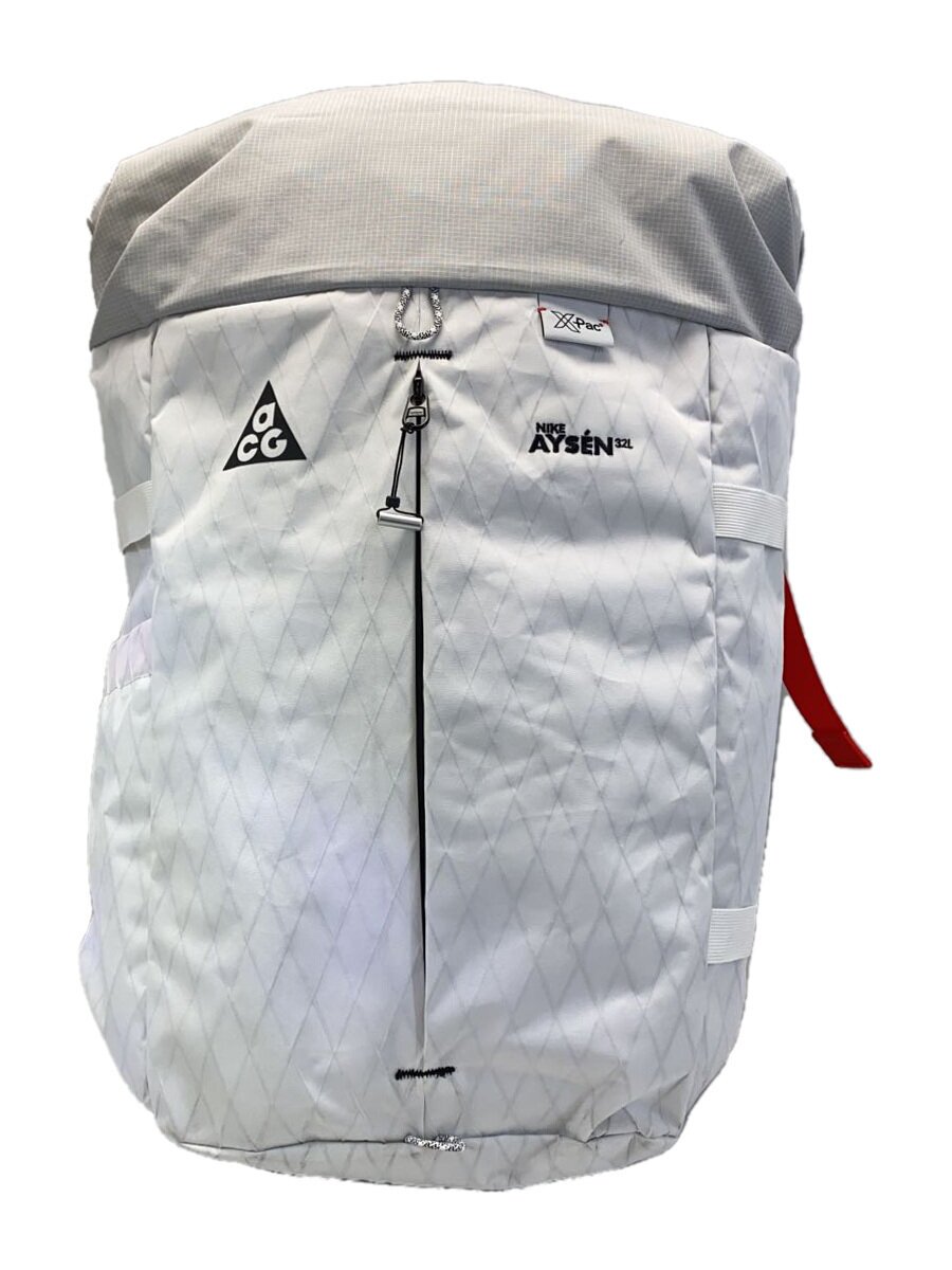 【中古】NIKE ACG◆Aysen Day Pack/32L/背嚢/ポリエステル/WHT/DV4054-100【御徒面子】