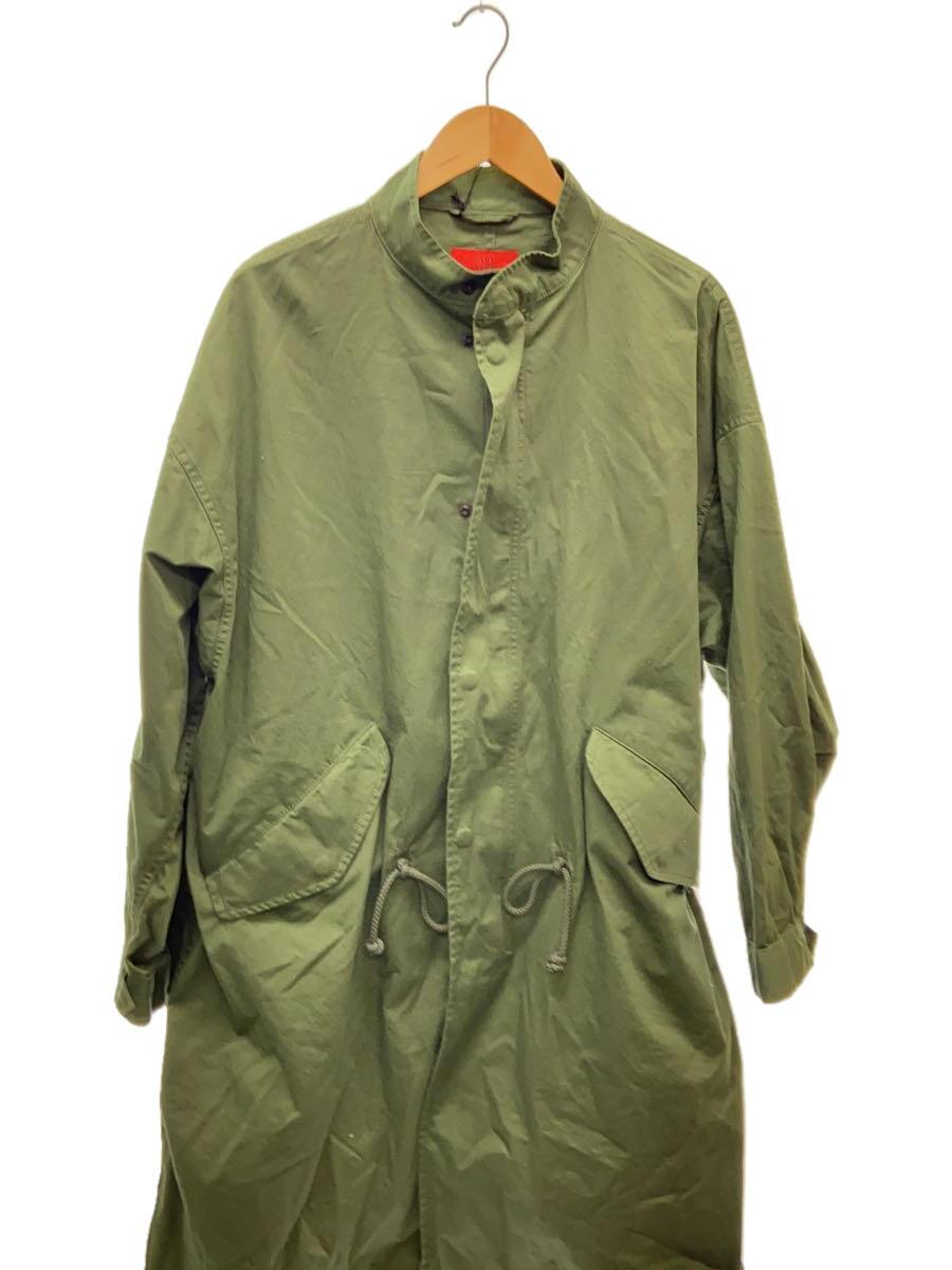 【中古】BLUE WORK◆モッズコート/S/コットン/GRN/無地/54-08-14-08002-HN【メンズウェア】|2nd STREET 店