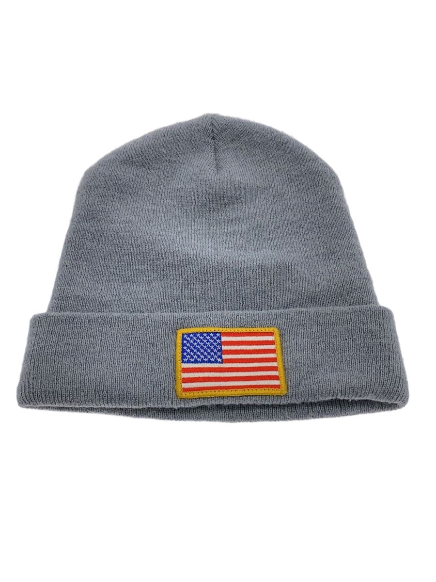【中古】Supreme◆編み物旗がしら/--/アクリル樹脂/GRY/無地/メンズ【服飾雑貨他】