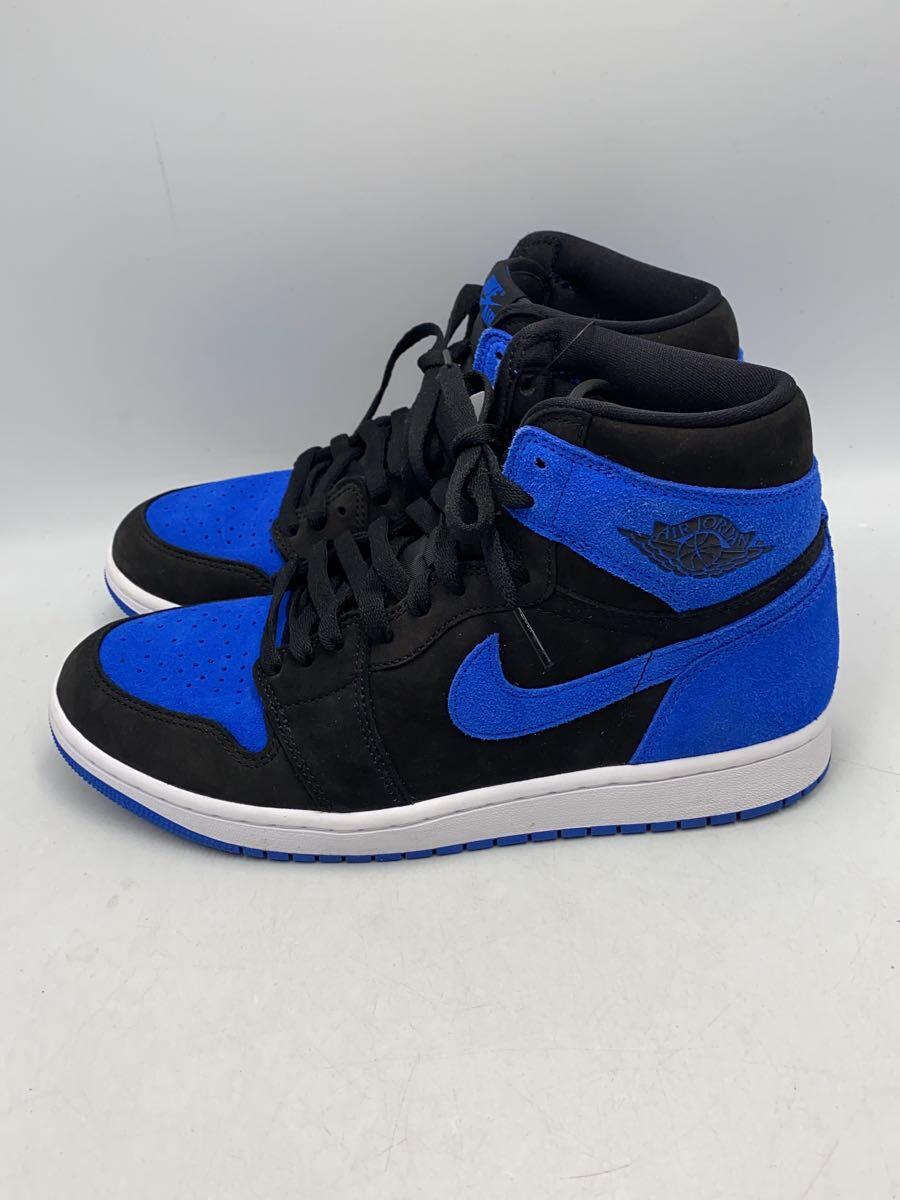 【中古】NIKE◆AIR JORDAN 1 RETRO HIGH OG_エアジョーダン1 レトロ ハイ OG/27.5cm/BLU【シューズ】|2nd STREET 店