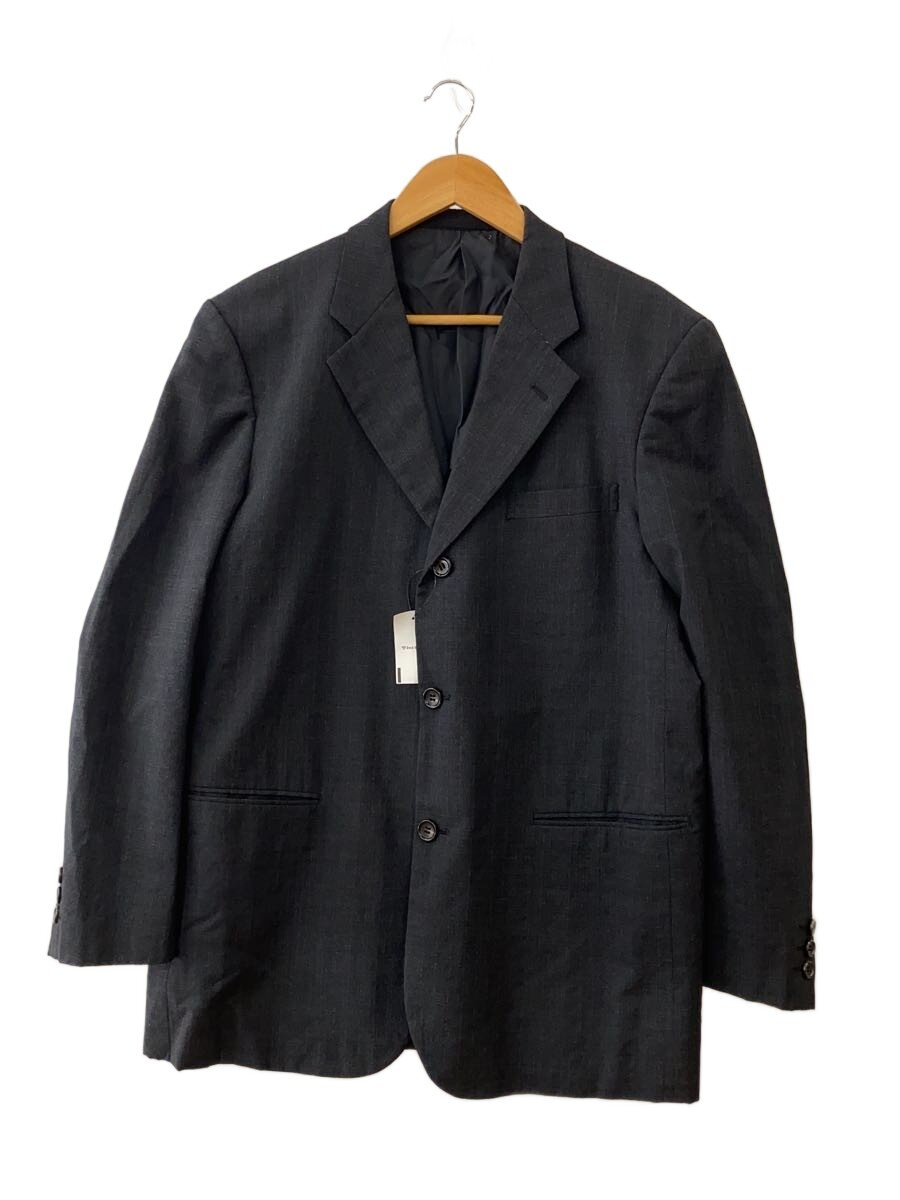 【中古】COMME des GARCONS HOMME◆AD2001/テーラードジャケット/M/羊毛/BLK/HE-J046//【メンズウェア】