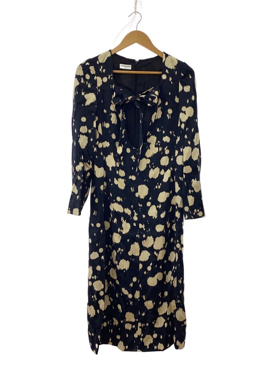 【中古】DRIES VAN NOTEN◆長袖衣装/36/--/BLK/総柄【レディース御召しもの】