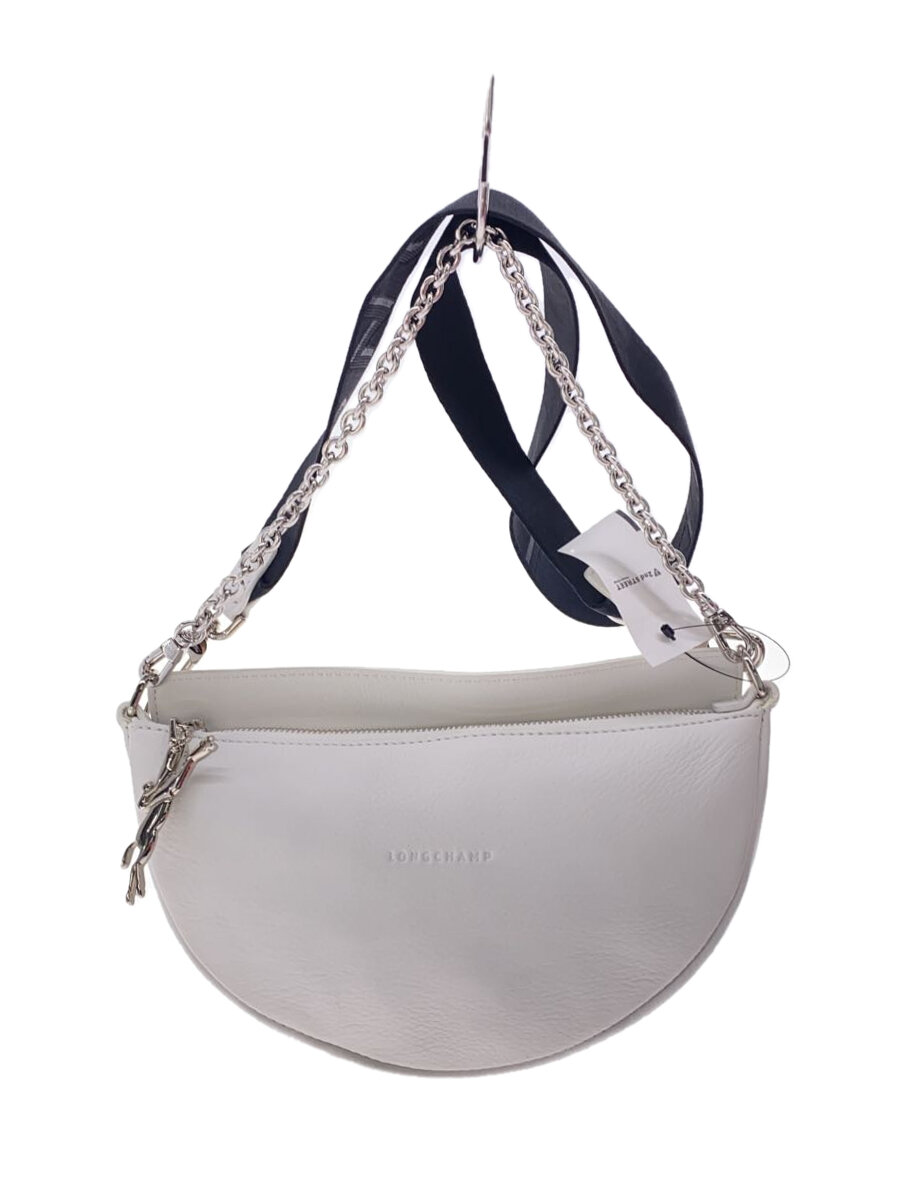【中古】LONGCHAMP◆SMILE/ショルダーバッグ/レザー/WHT/無地/10224 HDS 007//【バッグ】|2nd STREET 店