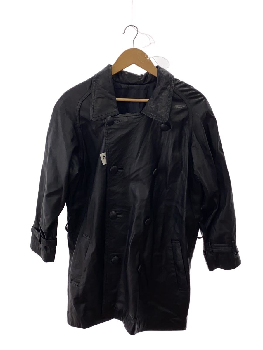 【中古】MARINA RINALDI◆コート/--/レザー/BLK/無地//【レディースウェア】｜2ｎｄ STREET 店