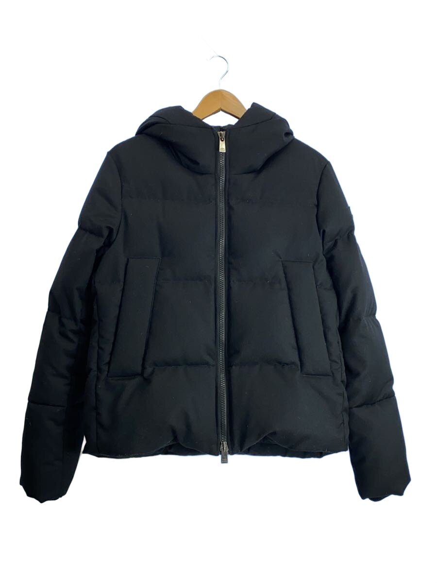 【中古】TATRAS◆ANTOLDO/ダウンジャケット/1/ウール/BLK/MTKE24A4270-D/フード裏地5mm破れ有//【メンズウェア】｜2ｎｄ STREET 店