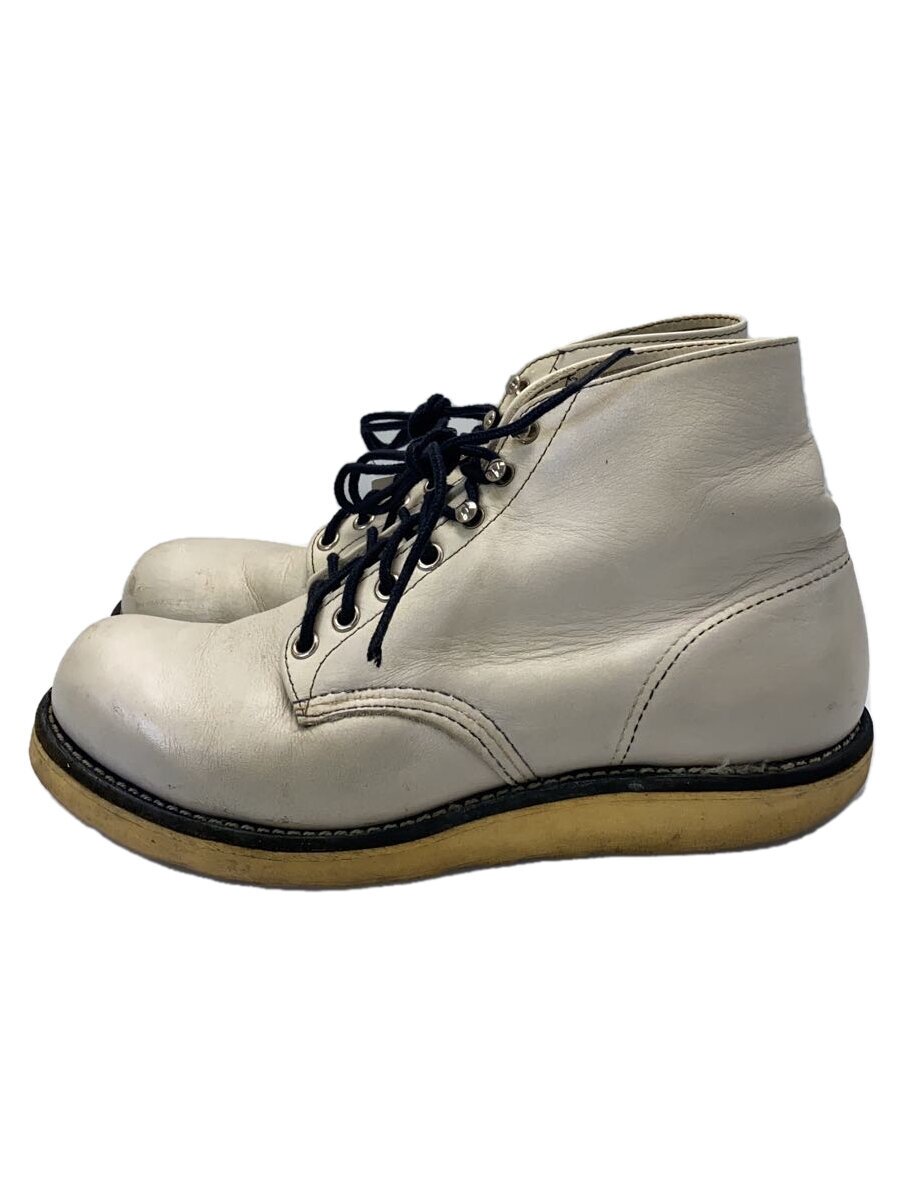 【中古】RED WING◆BEAMS別注/レースアップブーツ/US7.5/CRM/レザー/8873//【シューズ】|2nd STREET 店