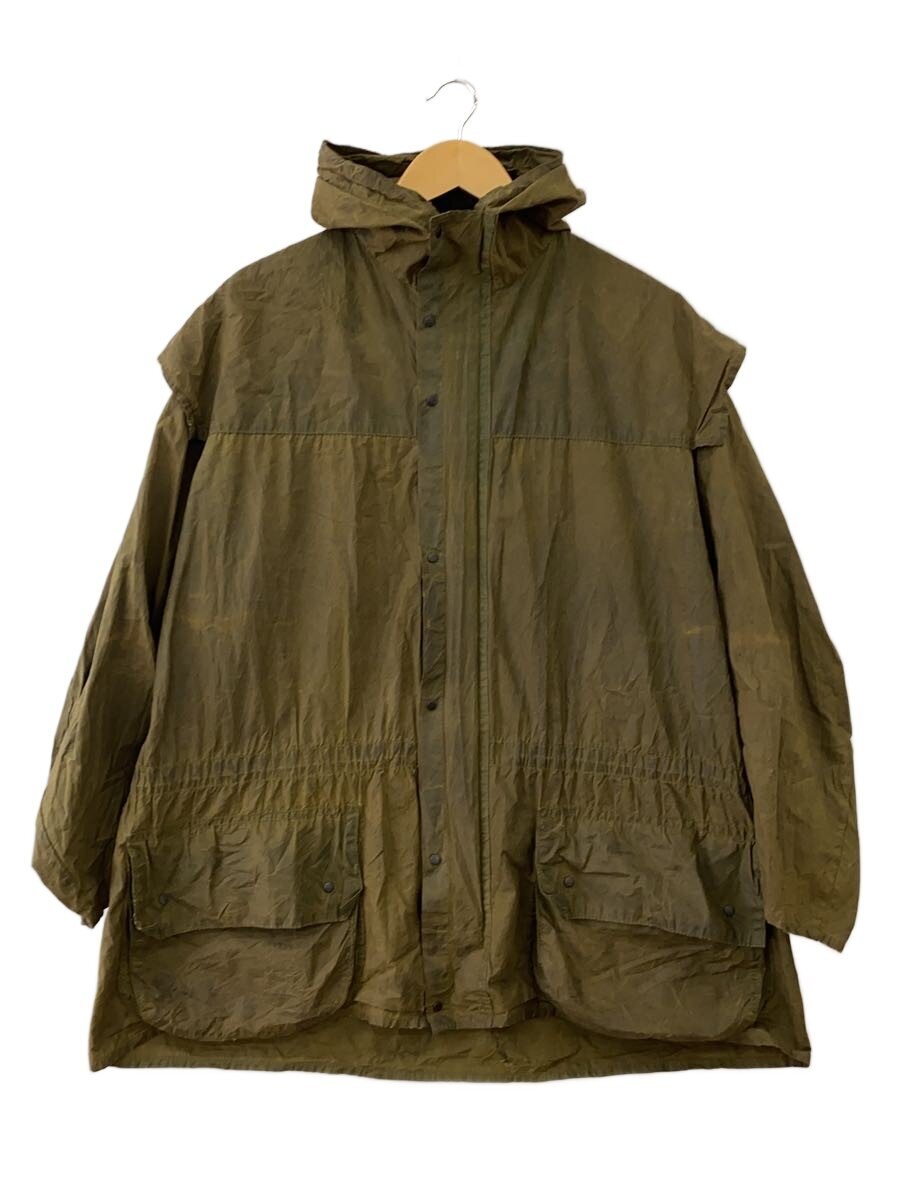 【中古】Barbour◆80S/2ワラント/DURHAM/オイルドジャケット/42/綿織物/KHK【メンズウェア】