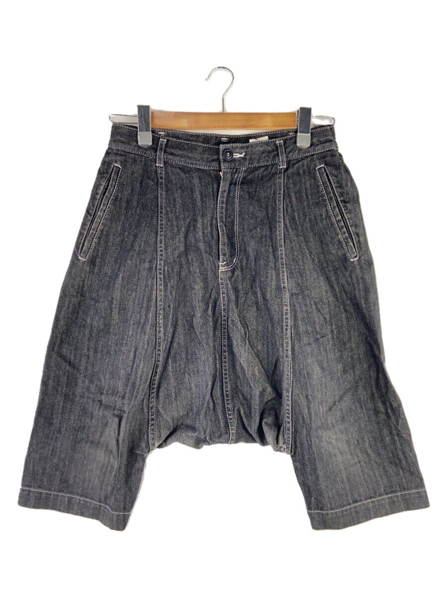 【中古】BLACK COMME des GARCONS◆2011年製/サルエルパンツ/S/綿織物/BLK/無地/1I-P017【メンズウェア】