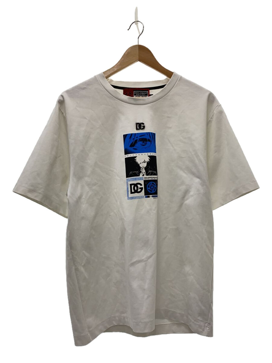 【中古】DOLCE\u0026GABBANA◆プルオーバー/46/綿織物/WHT/刷り上げる/JT-18AGEZ/FUGK4-E//【メンズウェア】