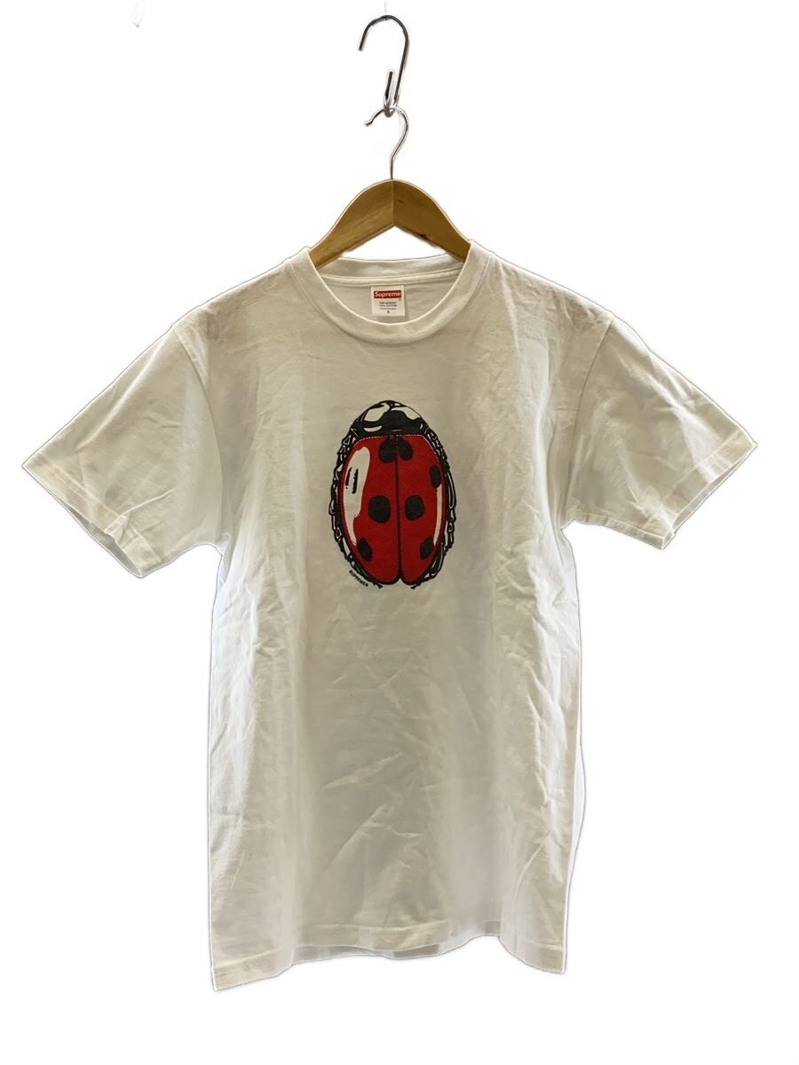 【中古】Supreme◆プルオーバー/S/綿織物/WHT/刷り上げる【メンズウェア】