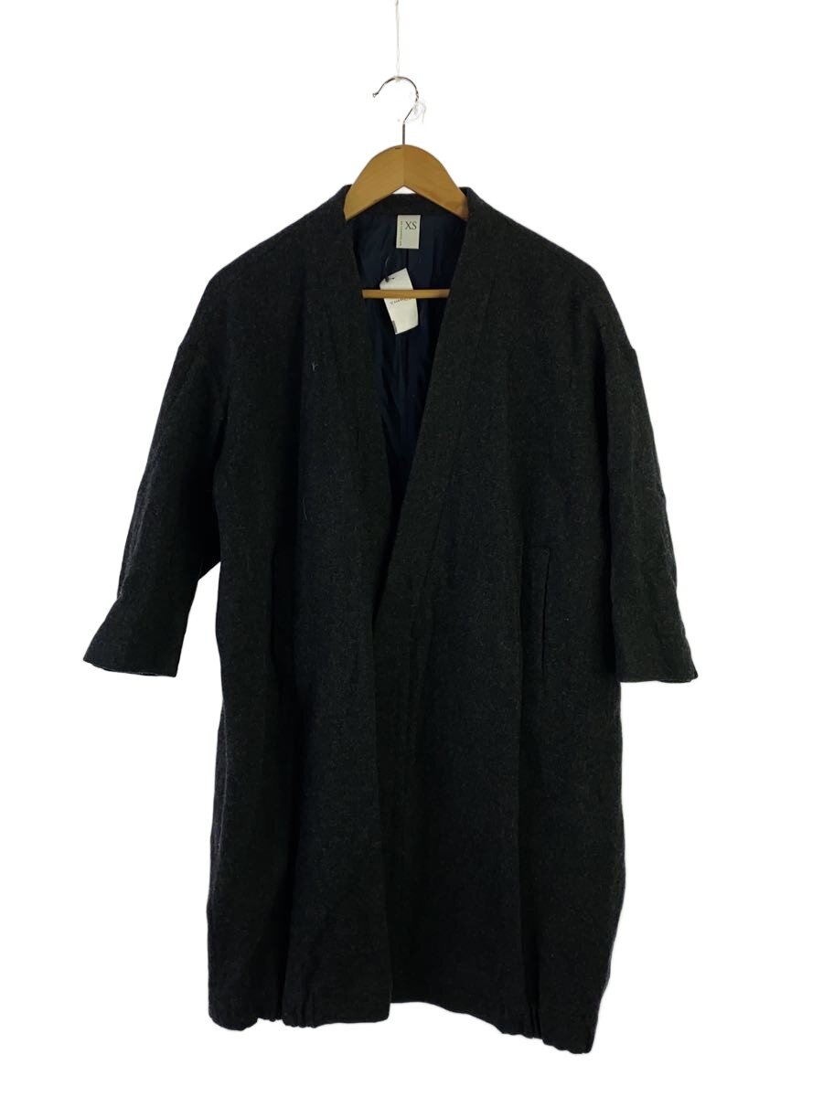 【中古】NO CONTROL AIR◆厚地の外套/XS/羊毛/GRY【レディース御召しもの】