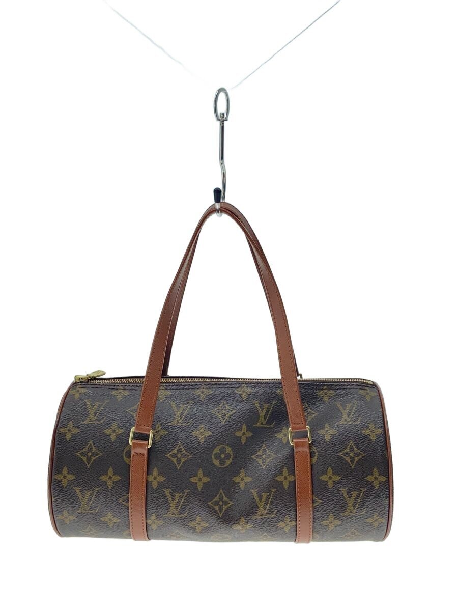 【中古】LOUIS VUITTON◆2)パピヨン30_モノグラム・帆布/PVC/BRW【御徒面子】