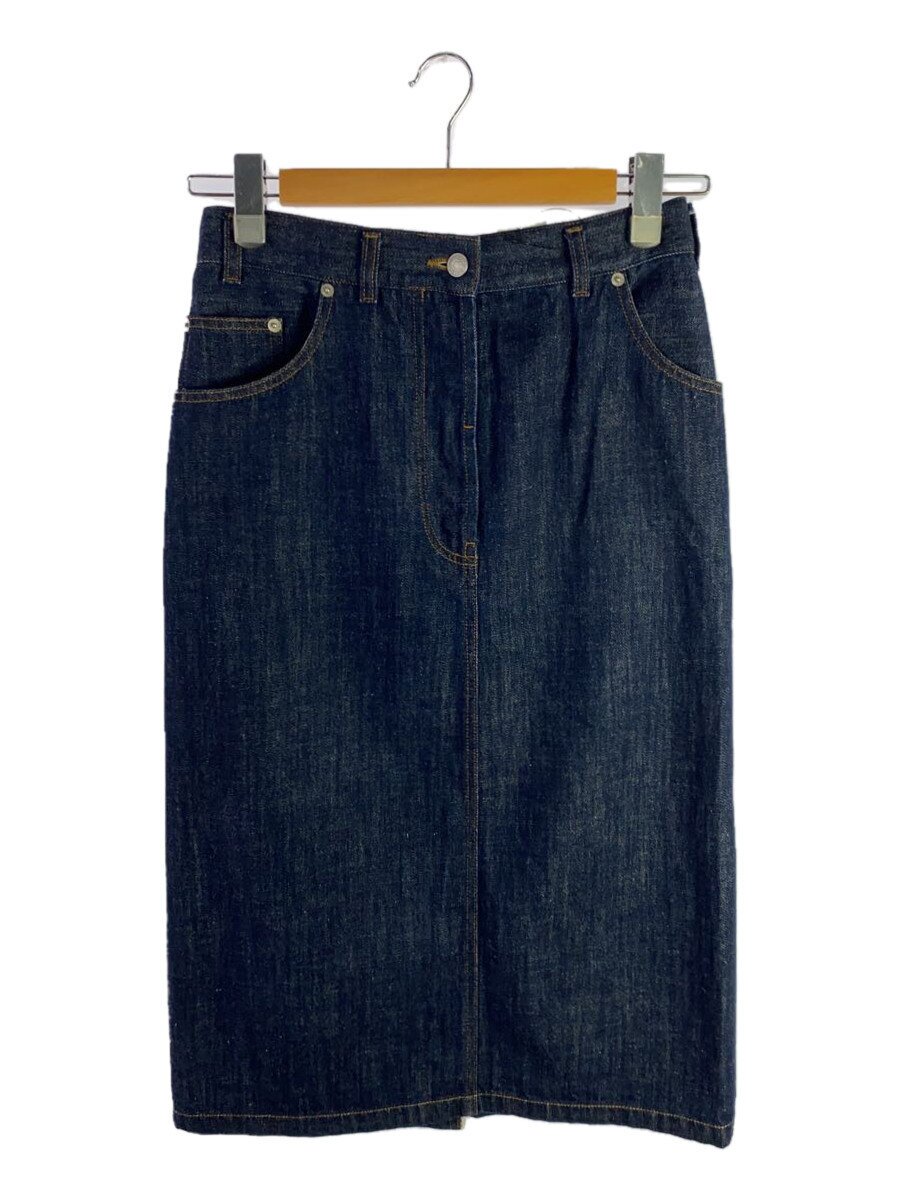 【中古】DRIES VAN NOTEN◆ロングスコート/34/ジーンズ/インディゴ【レディース御召しもの】