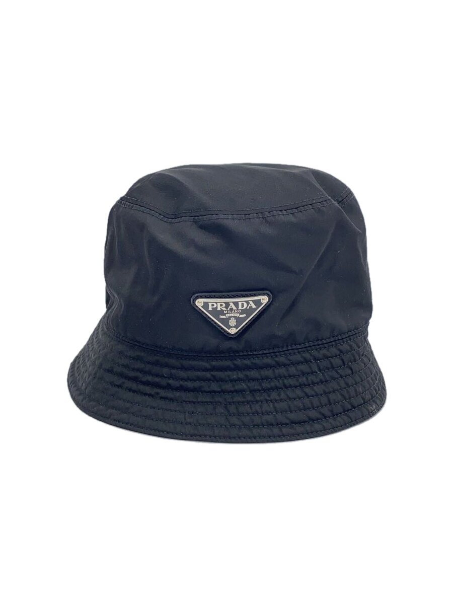【中古】PRADA◆井戸釣瓶かぶり笠/M/ナイロン/BLK/メンズ/2HC137 2DMI【服飾雑貨他】