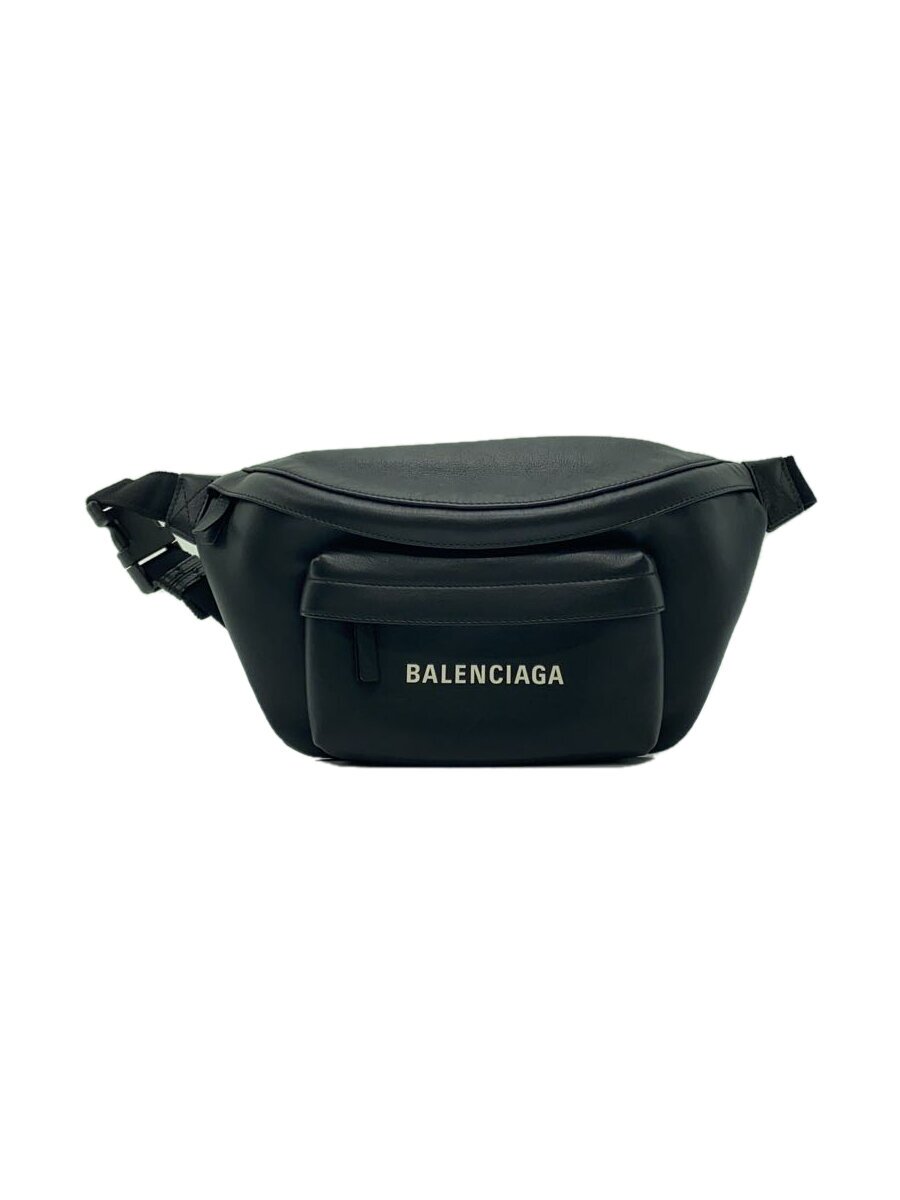 【中古】BALENCIAGA◆DLQQN EVERYDAY BELT酉の方角御徒面子/なめし革/BLK/552375・1000・W・56600//【御徒面子】