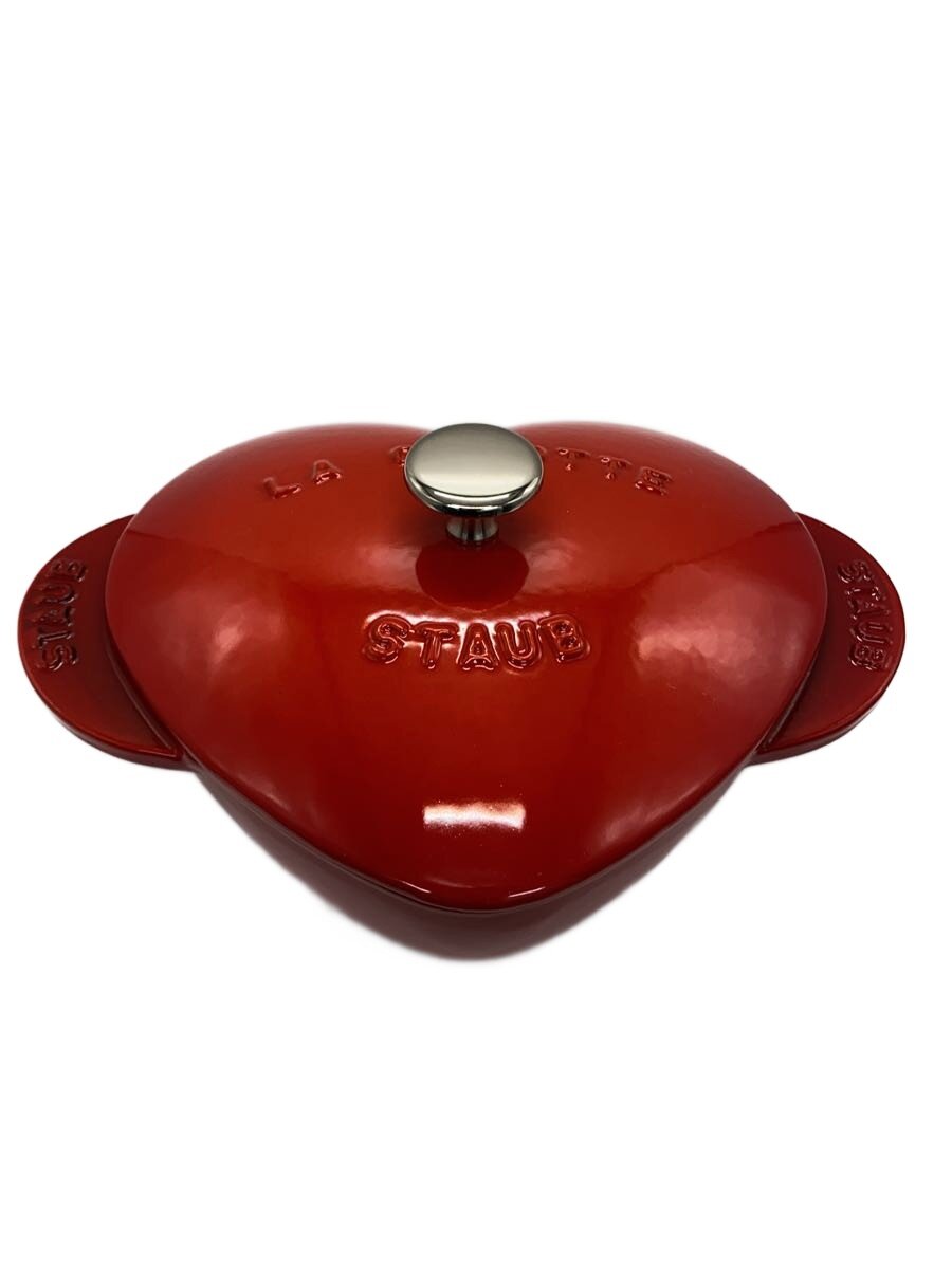 【中古】Staub◆鍋/RED/40509-798//【御厨子所備品】