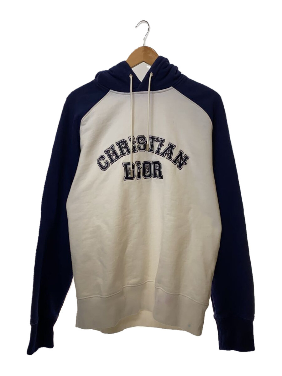 【中古】Christian Dior◆パーカー/M/綿織物/白いこと/無地/193J647A0687/KENNY SCHARF共同研究//【メンズウェア】